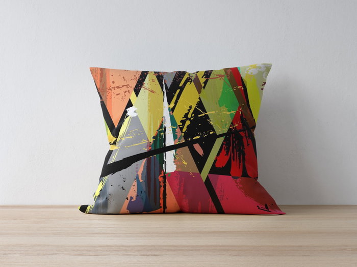 Aberto Design Funda de Cojín Multicolor 43 x 43 cm Aberto Design Funda de Cojín Multicolor 43 x 43 cm
